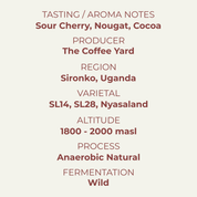 Sour Cherry, Uganda
