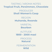 Tutti Frutti, Rwanda