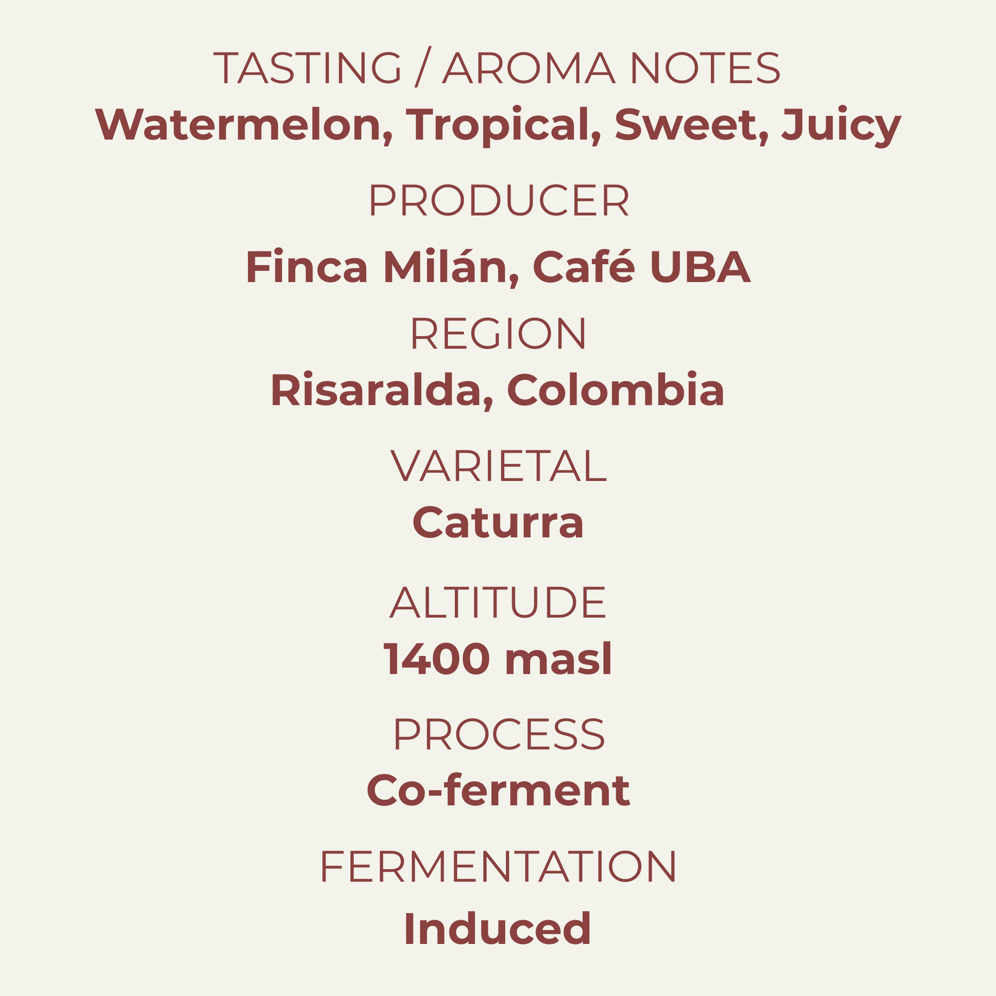 Watermelon, Colombia
