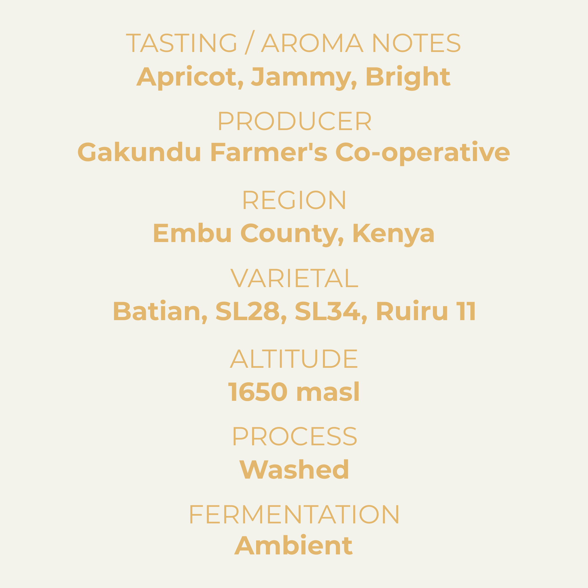 Apricot, Kenya