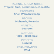 Tutti Frutti, Rwanda